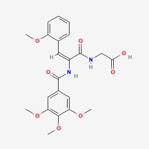 N-{3-(2-methoxyphenyl)-2-[(3,4,5-trimethoxybenzoyl)amino]acryloyl}glycine