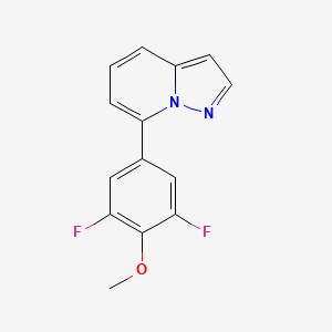 7-(3,5-difluoro-4-methoxyphenyl)pyrazolo[1,5-a]pyridine