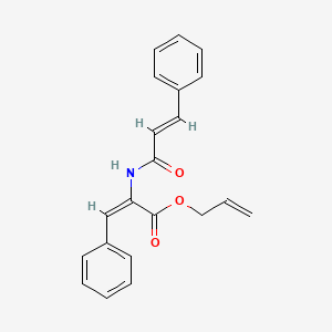 prop-2-enyl (E)-3-phenyl-2-[[(E)-3-phenylprop-2-enoyl]amino]prop-2-enoate