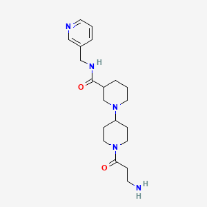 1'-beta-alanyl-N-(3-pyridinylmethyl)-1,4'-bipiperidine-3-carboxamide dihydrochloride