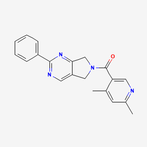 6-[(4,6-dimethylpyridin-3-yl)carbonyl]-2-phenyl-6,7-dihydro-5H-pyrrolo[3,4-d]pyrimidine