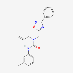 N-allyl-N'-(3-methylphenyl)-N-[(3-phenyl-1,2,4-oxadiazol-5-yl)methyl]urea