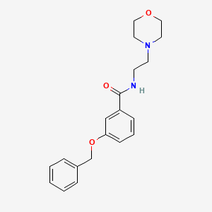 N-(2-morpholin-4-ylethyl)-3-phenylmethoxybenzamide