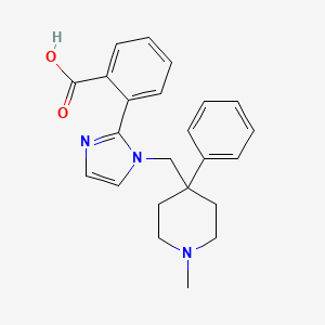 2-{1-[(1-methyl-4-phenylpiperidin-4-yl)methyl]-1H-imidazol-2-yl}benzoic acid