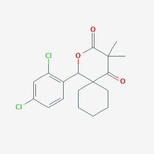 1-(2,4-dichlorophenyl)-4,4-dimethyl-2-oxaspiro[5.5]undecane-3,5-dione