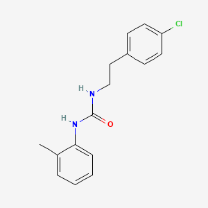 molecular formula C16H17ClN2O B5361120 N-(4-CHLOROPHENETHYL)-N'-(2-METHYLPHENYL)UREA 