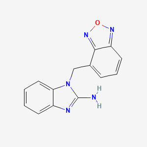 1-(2,1,3-benzoxadiazol-4-ylmethyl)-1H-benzimidazol-2-amine