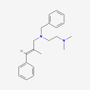 N'-benzyl-N,N-dimethyl-N'-[(E)-2-methyl-3-phenylprop-2-enyl]ethane-1,2-diamine