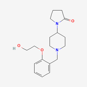 1-{1-[2-(2-hydroxyethoxy)benzyl]piperidin-4-yl}pyrrolidin-2-one