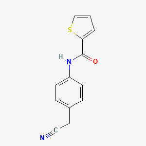 N-[4-(cyanomethyl)phenyl]thiophene-2-carboxamide