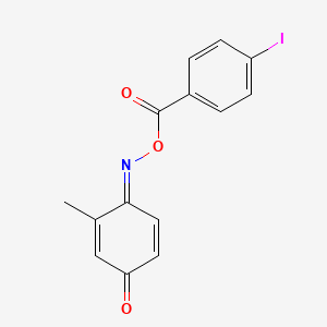 [(E)-(2-methyl-4-oxocyclohexa-2,5-dien-1-ylidene)amino] 4-iodobenzoate