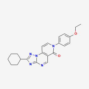 2-cyclohexyl-7-(4-ethoxyphenyl)pyrido[3,4-e][1,2,4]triazolo[1,5-a]pyrimidin-6(7H)-one