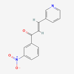 molecular formula C14H10N2O3 B5361396 (E)-1-(3-nitrophenyl)-3-pyridin-3-ylprop-2-en-1-one 