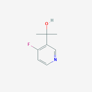 molecular formula C8H10FNO B053614 2-(4-Fluoropyridin-3-yl)propan-2-ol CAS No. 116922-66-8