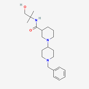 1'-benzyl-N-(2-hydroxy-1,1-dimethylethyl)-1,4'-bipiperidine-3-carboxamide