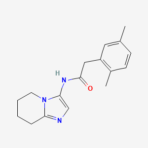 molecular formula C17H21N3O B5361435 2-(2,5-dimethylphenyl)-N-(5,6,7,8-tetrahydroimidazo[1,2-a]pyridin-3-yl)acetamide 