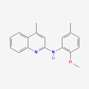 N-(2-methoxy-5-methylphenyl)-4-methylquinolin-2-amine