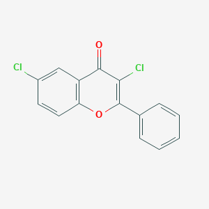 B536287 3,6-Dichloro-2-phenyl-4h-chromen-4-one CAS No. 13179-00-5