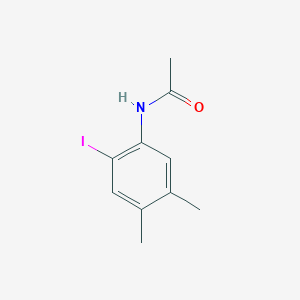 B053646 N-(2-iodo-4,5-dimethylphenyl)acetamide CAS No. 123765-70-8