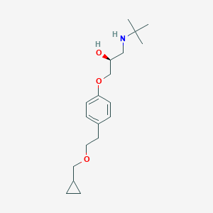 molecular formula C19H31NO3 B053654 tert-Butylbetaxolol CAS No. 114987-56-3