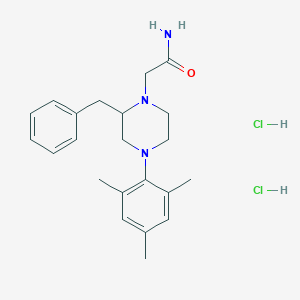 4-(Phenylmethyl)-N-(2,4,6-trimethylphenyl)-1-piperazineacetamide dihydrochloride