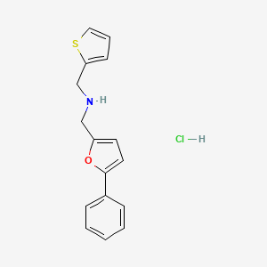 [(5-phenyl-2-furyl)methyl](2-thienylmethyl)amine hydrochloride