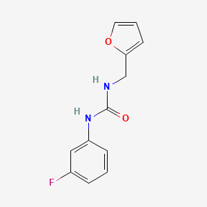 N-(3-fluorophenyl)-N'-(2-furylmethyl)urea