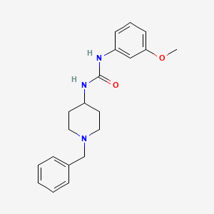 molecular formula C20H25N3O2 B5366780 N-(1-benzyl-4-piperidinyl)-N'-(3-methoxyphenyl)urea 