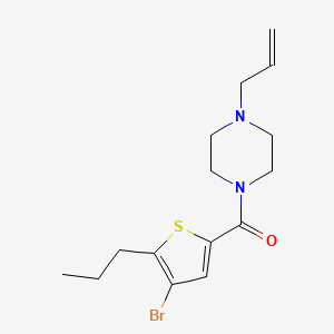 1-allyl-4-[(4-bromo-5-propyl-2-thienyl)carbonyl]piperazine