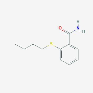 molecular formula C11H15NOS B5366917 2-Butylsulfanylbenzamide 