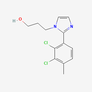 3-[2-(2,3-dichloro-4-methylphenyl)-1H-imidazol-1-yl]propan-1-ol