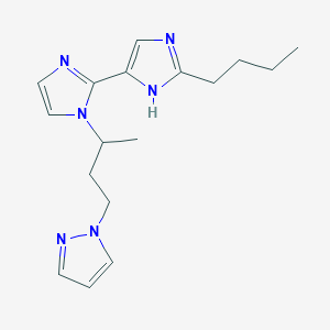 2'-butyl-1-[1-methyl-3-(1H-pyrazol-1-yl)propyl]-1H,1'H-2,4'-biimidazole