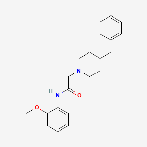 2-(4-benzylpiperidin-1-yl)-N-(2-methoxyphenyl)acetamide