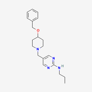 5-{[4-(benzyloxy)-1-piperidinyl]methyl}-N-propyl-2-pyrimidinamine