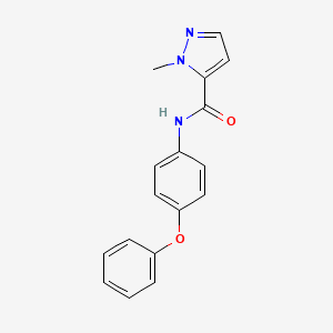 1-methyl-N-(4-phenoxyphenyl)-1H-pyrazole-5-carboxamide