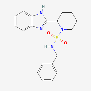 2-(1H-benzimidazol-2-yl)-N-benzylpiperidine-1-sulfonamide