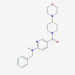 N-benzyl-5-[(4-morpholin-4-ylpiperidin-1-yl)carbonyl]pyridin-2-amine