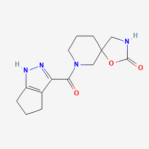 7-(1,4,5,6-tetrahydrocyclopenta[c]pyrazol-3-ylcarbonyl)-1-oxa-3,7-diazaspiro[4.5]decan-2-one