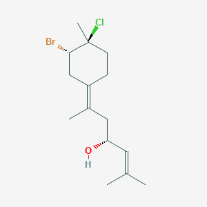 molecular formula C15H24BrClO B053676 Peurtitol A CAS No. 119736-67-3