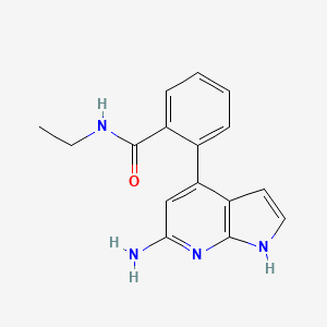 2-(6-amino-1H-pyrrolo[2,3-b]pyridin-4-yl)-N-ethylbenzamide