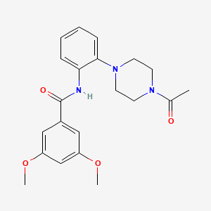 N-[2-(4-acetylpiperazin-1-yl)phenyl]-3,5-dimethoxybenzamide