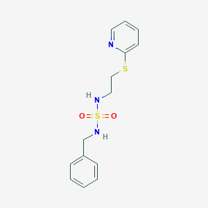 N-benzyl-N'-[2-(pyridin-2-ylthio)ethyl]sulfamide