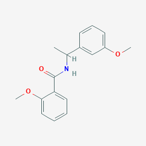 2-methoxy-N-[1-(3-methoxyphenyl)ethyl]benzamide