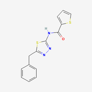 N-(5-benzyl-1,3,4-thiadiazol-2-yl)-2-thiophenecarboxamide