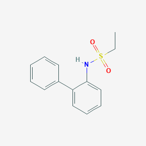 molecular formula C14H15NO2S B5367875 N-2-biphenylylethanesulfonamide 