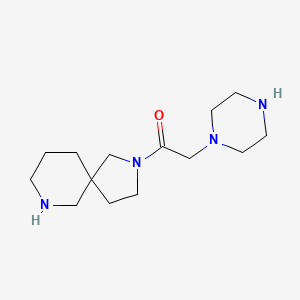 2-(1-piperazinylacetyl)-2,7-diazaspiro[4.5]decane dihydrochloride