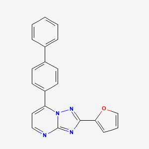 7-(4-biphenylyl)-2-(2-furyl)[1,2,4]triazolo[1,5-a]pyrimidine