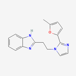 2-{2-[2-(5-methyl-2-furyl)-1H-imidazol-1-yl]ethyl}-1H-benzimidazole