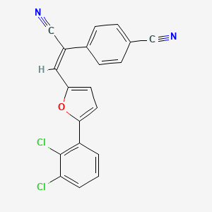 4-{1-cyano-2-[5-(2,3-dichlorophenyl)-2-furyl]vinyl}benzonitrile