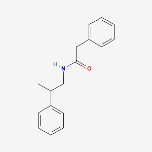 2-phenyl-N-(2-phenylpropyl)acetamide